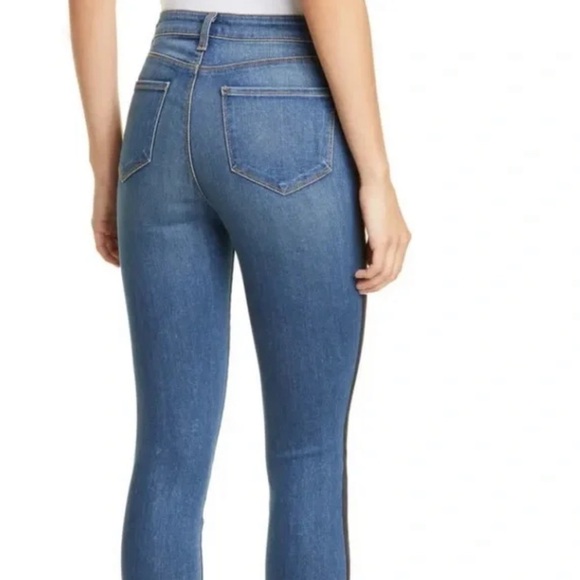 NWT L’Agence Margot Satin Tux Black Stripe Neptune Jeans
NWT - Picture 2 of 5